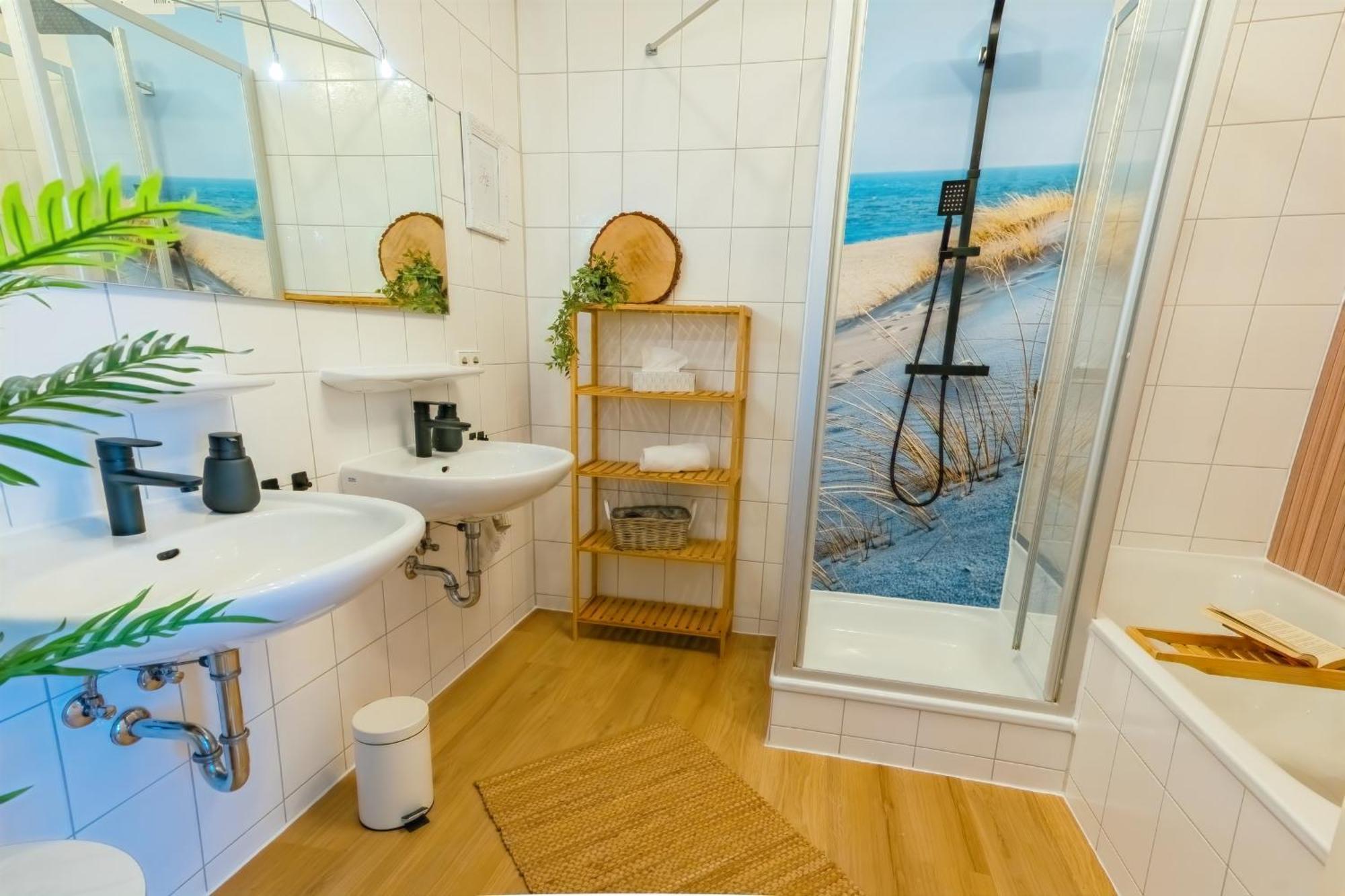 The Big Muenster Fuer Bis Zu 12, Whirlpool, Sauna, Zentral, Tischfussball, Balkon, Gasgrill ウルム エクステリア 写真